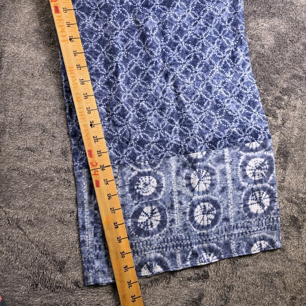 Ralph Lauren Geo Print Linen Wide Leg Trouser Pant Size XL Boho Chic Retro Hippi - Picture 5 of 10